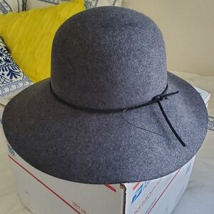 Phenix Gray Hat with Curved Brim and Adjustable Strap NWOT